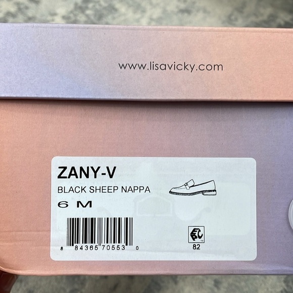 NIB Lisa Vicky Zany Loafer Horsebit Black Nappa Leather Office Preppy Sz 6 - Picture 5 of 14